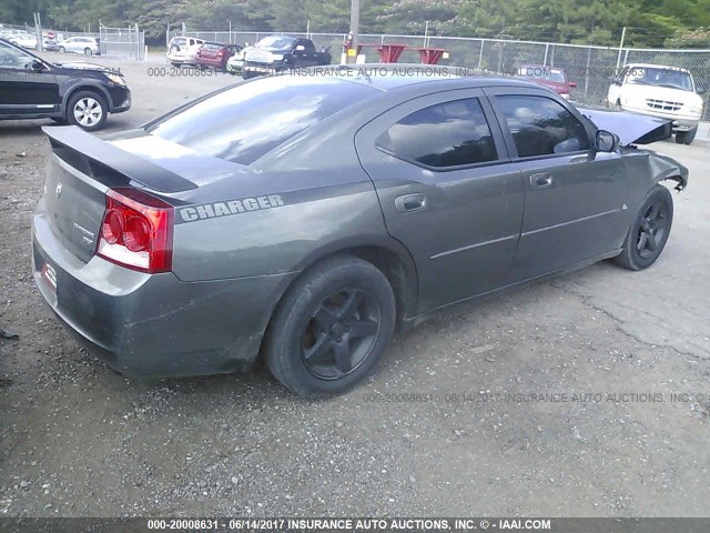 2B3CA3CV7AH227462 - 2010 DODGE CHARGER SXT GRAY photo 4