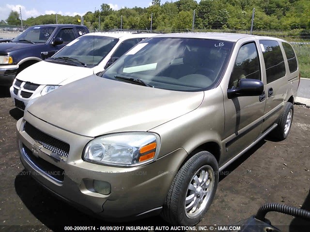1GNDV23LX6D115136 - 2006 CHEVROLET UPLANDER LS BEIGE photo 2