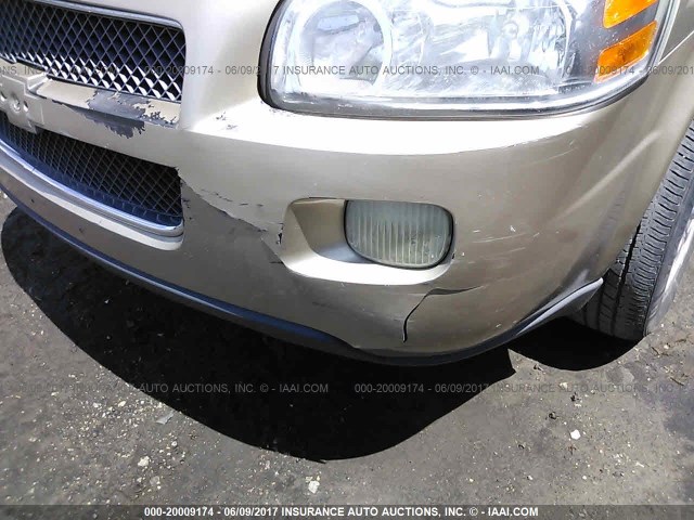 1GNDV23LX6D115136 - 2006 CHEVROLET UPLANDER LS BEIGE photo 6