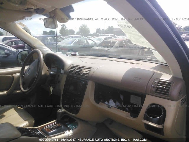 4JGAB54E01A227438 - 2001 MERCEDES-BENZ ML 320 GREEN photo 5