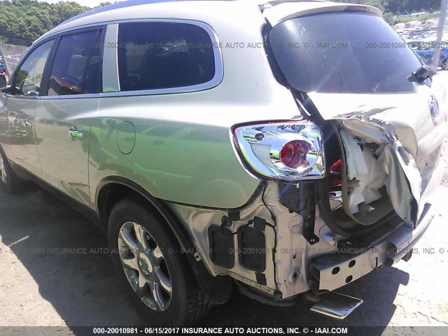 5GAEV23728J107943 - 2008 BUICK ENCLAVE CXL ოქროსფერი ფოტო 3