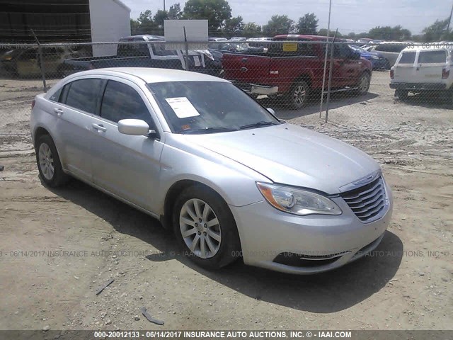 1C3CCBBBXCN301210 - 2012 CHRYSLER 200 TOURING SILVER photo 1