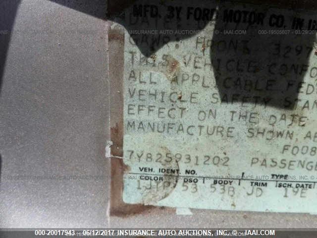 7Y82S931202 - 1977 LINCOLN CONTINENTAL  银色 照片 9