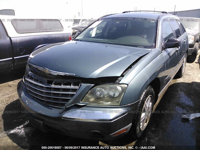 2C4GM68405R669203 - 2005 CHRYSLER PACIFICA TOURING GRAY photo 2