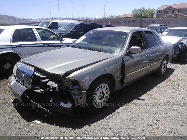 2MEFM74W93X640668 - 2003 MERCURY GRAND MARQUIS GS GOLD photo 2