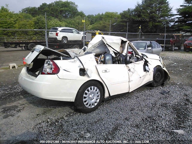 1G1ZS53886F250844 - 2006 CHEVROLET MALIBU LS 白色 照片 4