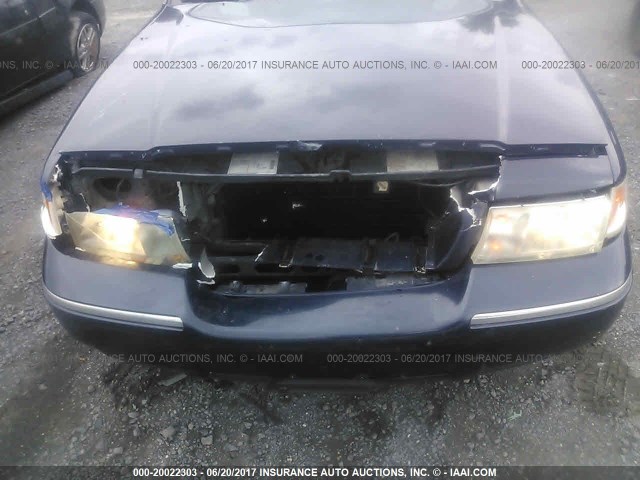 2MEFM74W1XX632148 - 1999 MERCURY GRAND MARQUIS GS BLUE photo 6