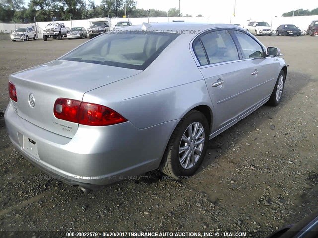 1G4HC5EMXAU119215 - 2010 BUICK LUCERNE CXL GRAY photo 4