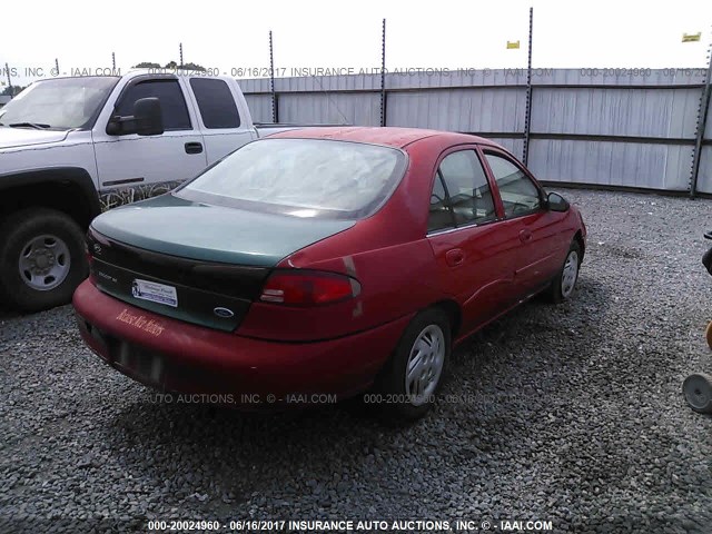 3FAFP13P41R194334 - 2001 FORD ESCORT RED photo 6