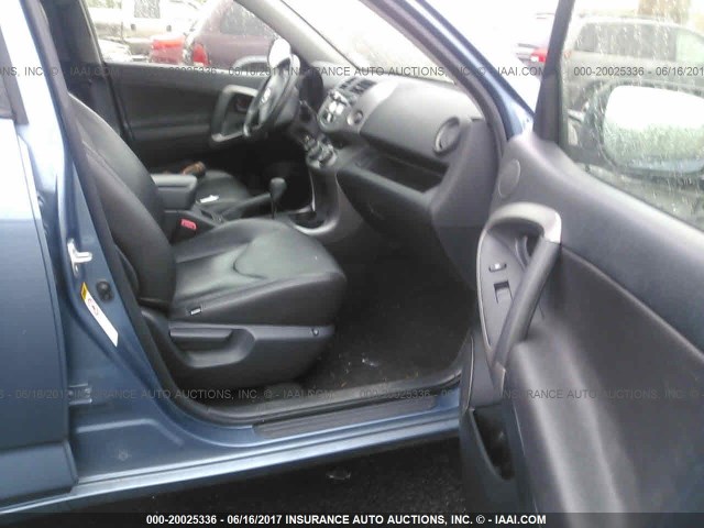 JTMBD32V565025611 - 2006 TOYOTA RAV4 SPORT BLUE photo 5