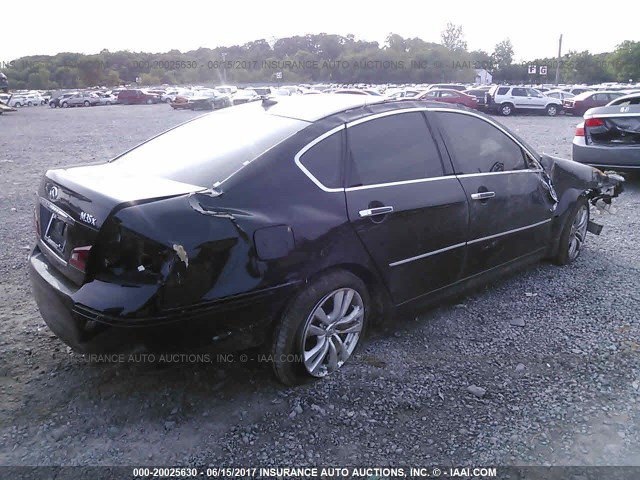 JNKCY01F59M852292 - 2009 INFINITI M35 SPORT BLACK photo 4