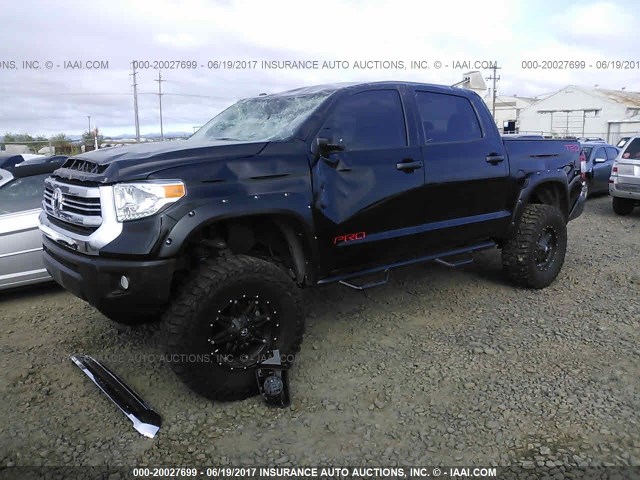 5TFDY5F12GX503652 - 2016 TOYOTA Tundra CREWMAX SR5/TRD PRO BLACK photo 2