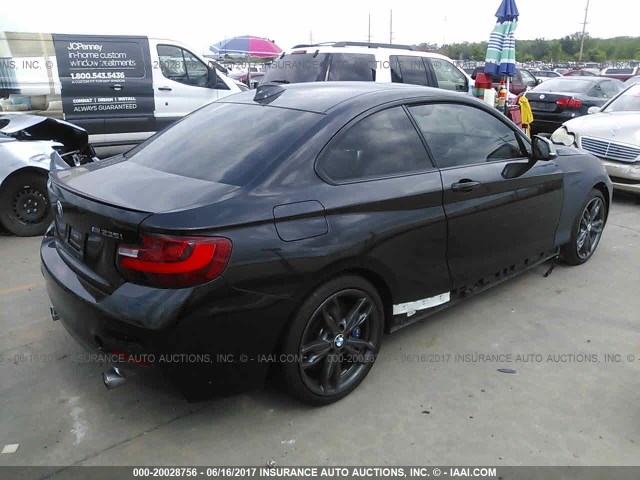 WBA1J9C55GV372196 - 2016 BMW M235XI BLACK photo 4