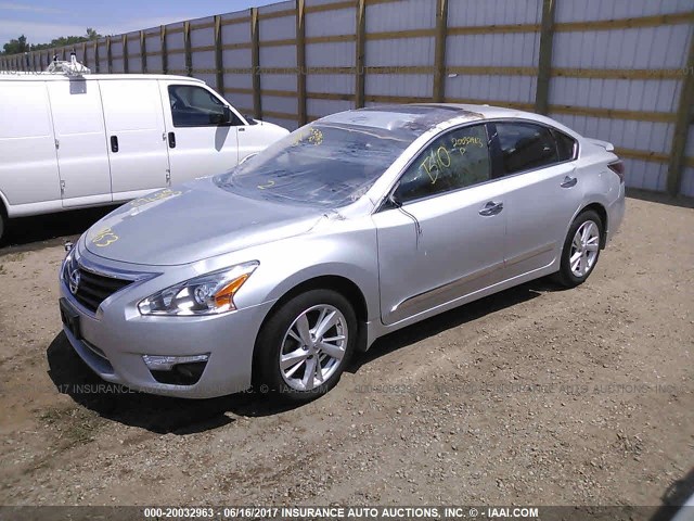 1N4AL3AP1FN865201 - 2015 NISSAN ALTIMA 2.5/S/SV/SL SILVER photo 2