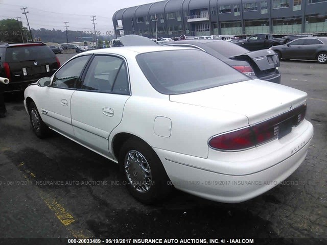 2G4WS52J721217121 - 2002 BUICK CENTURY CUSTOM WHITE photo 3