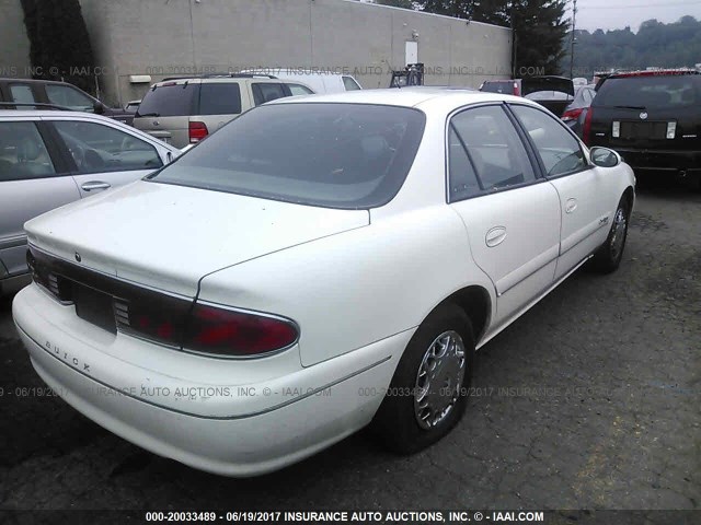 2G4WS52J721217121 - 2002 BUICK CENTURY CUSTOM WHITE photo 4