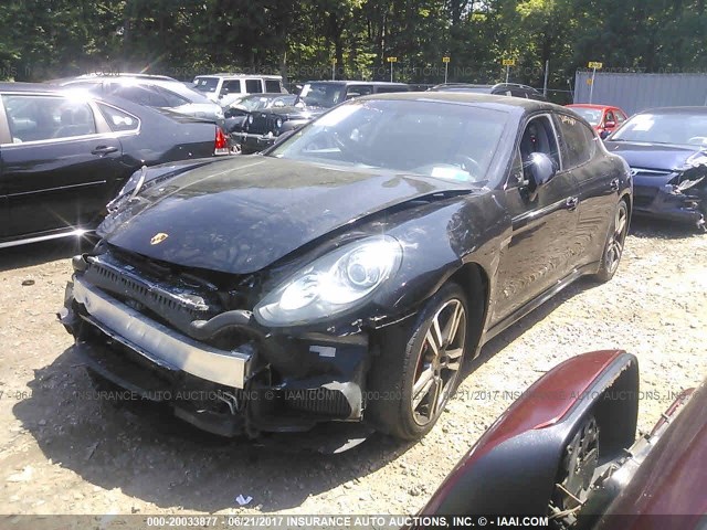 WP0AB2A78EL056361 - 2014 PORSCHE PANAMERA S/4 BLACK photo 2