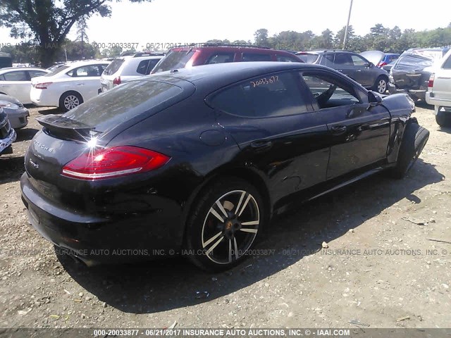 WP0AB2A78EL056361 - 2014 PORSCHE PANAMERA S/4 BLACK photo 4