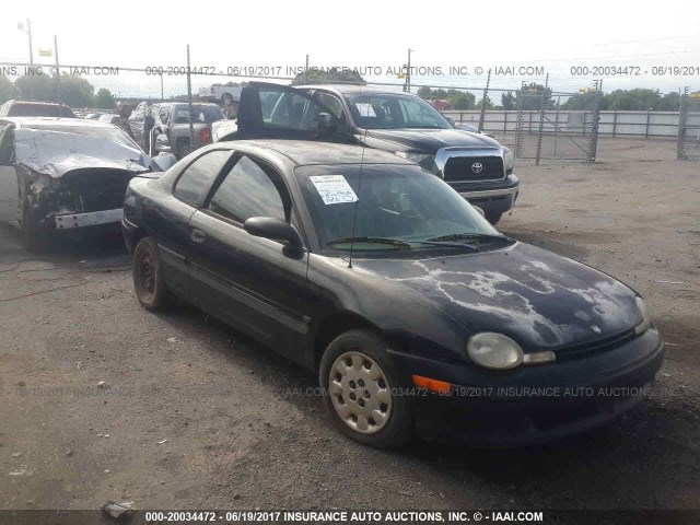 1B3ES42C6WD603875 - 1998 DODGE NEON HIGHLINE/SPORT/LE BLACK photo 1