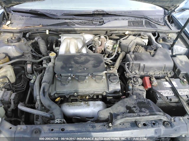 4T1BF32K02U524439 - 2002 TOYOTA CAMRY LE/XLE/SE ლურჯი ფოტო 10