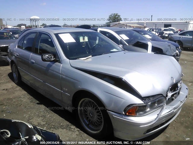 WBADT43431GF57265 - 2001 BMW 525 I AUTOMATIC SILVER photo 1
