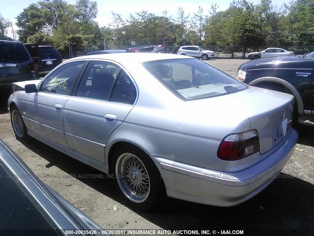 WBADT43431GF57265 - 2001 BMW 525 I AUTOMATIC SILVER photo 3