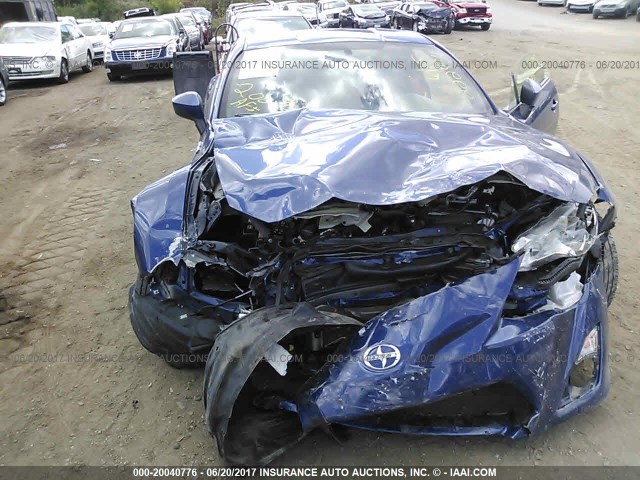 JF1ZNAA13D1707430 - 2013 TOYOTA SCION FR-S ლურჯი ფოტო 6