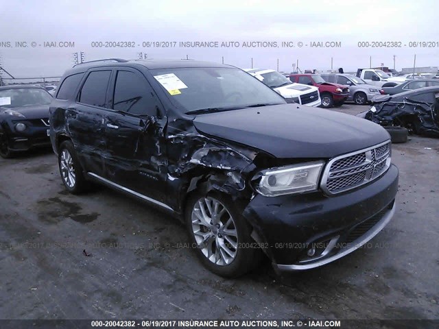 1C4SDJET7EC563221 - 2014 DODGE DURANGO CITADEL BLACK photo 1