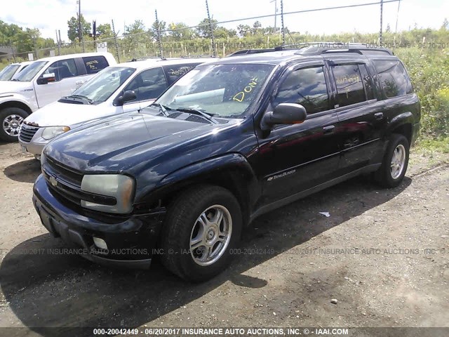 1GNET16S526107449 - 2002 CHEVROLET TRAILBLAZER EXT BLACK photo 2