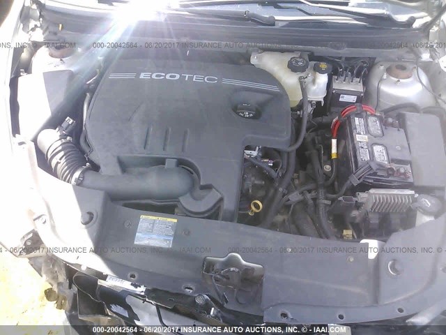 1G1ZC5E08AF173695 - 2010 CHEVROLET MALIBU 1LT 银色 照片 10