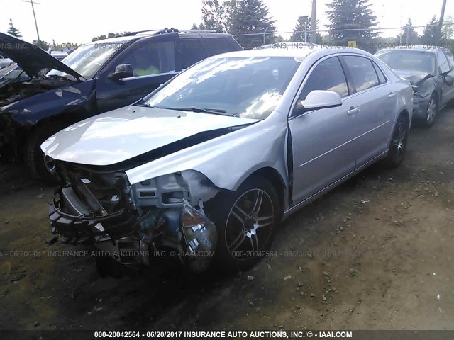 1G1ZC5E08AF173695 - 2010 CHEVROLET MALIBU 1LT 银色 照片 2