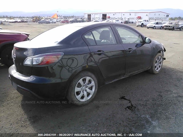 JM1BL1UG6B1378530 - 2011 MAZDA 3 I BLACK photo 4