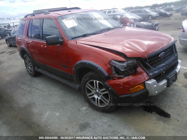 1FMEU73E57UB26671 - 2007 FORD EXPLORER XLT ORANGE photo 1