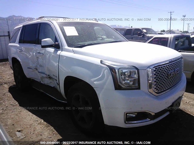 1GKS2CKJ0HR171210 - 2017 GMC YUKON DENALI WHITE photo 1