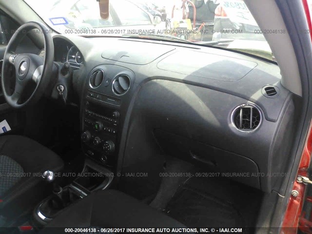 3GNCA33B09S505879 - 2009 CHEVROLET HHR LS RED photo 5