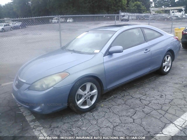 4T1CA38P86U102012 - 2006 TOYOTA CAMRY SOLARA SE/SLE BLUE photo 2