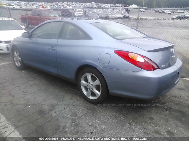 4T1CA38P86U102012 - 2006 TOYOTA CAMRY SOLARA SE/SLE BLUE photo 3