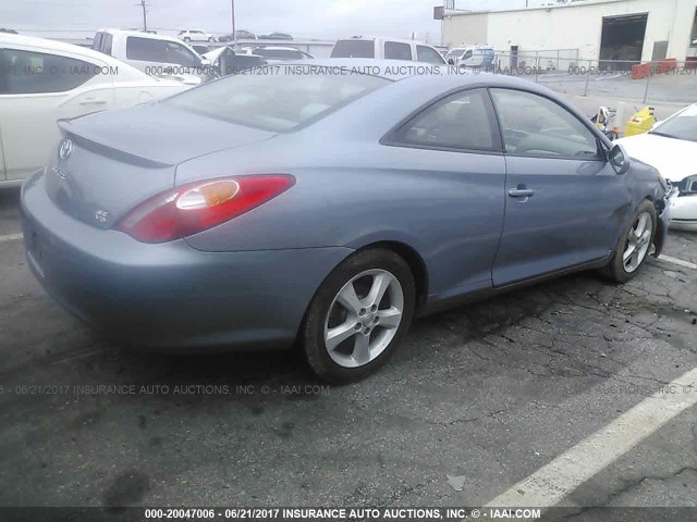 4T1CA38P86U102012 - 2006 TOYOTA CAMRY SOLARA SE/SLE BLUE photo 4