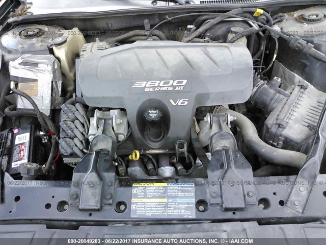 2G2WP522351306479 - 2005 PONTIAC GRAND PRIX BLACK photo 10