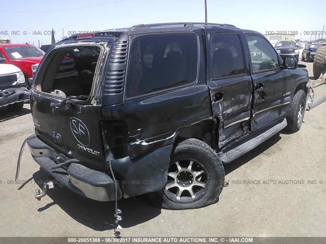 1GNEC13Z73J152022 - 2003 CHEVROLET TAHOE C1500 BLACK photo 4