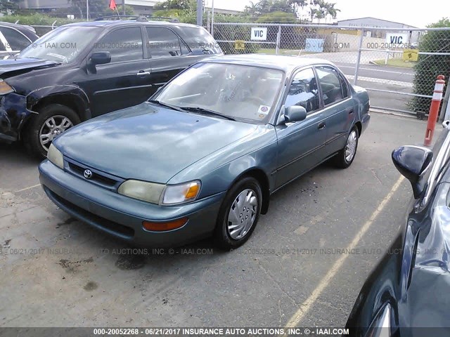 JT2BB02E0T0110409 - 1996 TOYOTA COROLLA DX BLUE photo 2