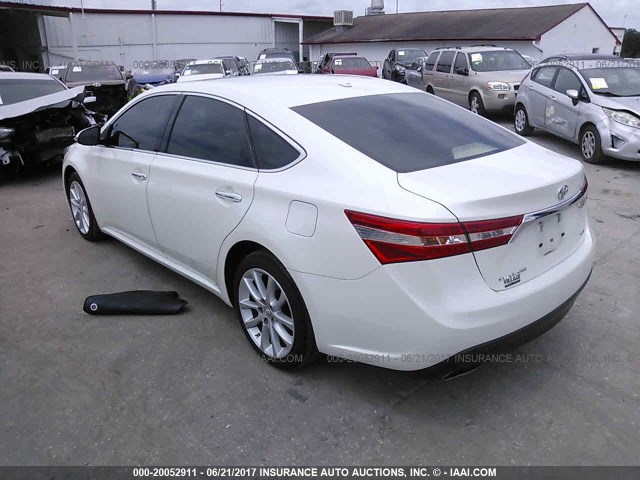 4T1BK1EB8DU052716 - 2013 TOYOTA AVALON PREMIUM/TOURING/LIMITED WHITE photo 3