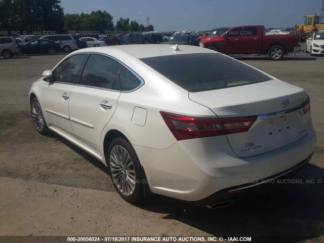 4T1BK1EB2HU256692 - 2017 TOYOTA AVALON XLE PLUS/PREMIUM/TOUR/LTD WHITE photo 3