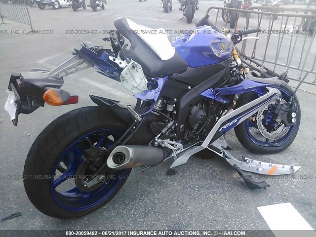 JYARJ16Y9GA011134 - 2016 YAMAHA YZFR6 C BLUE photo 4