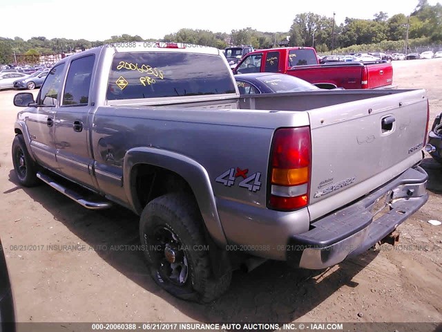 1GCGK13U11F204642 - 2001 CHEVROLET SILVERADO K1500 HEAVY DUTY TAN photo 3