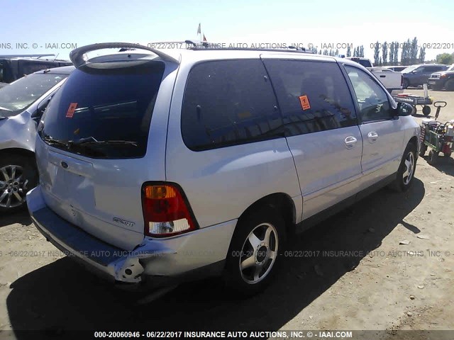 2FMZA57481BA84719 - 2001 FORD WINDSTAR SE SPORT SILVER photo 4