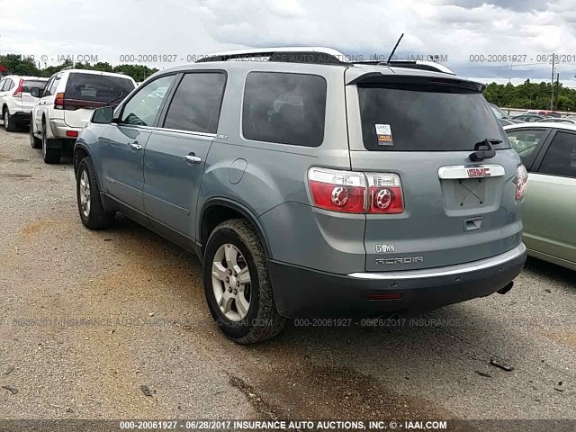 1GKER23798J132703 - 2008 GMC ACADIA SLT-1 GRAY photo 3