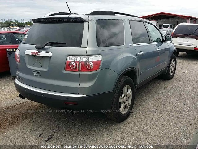 1GKER23798J132703 - 2008 GMC ACADIA SLT-1 Szary zdjęcie 4