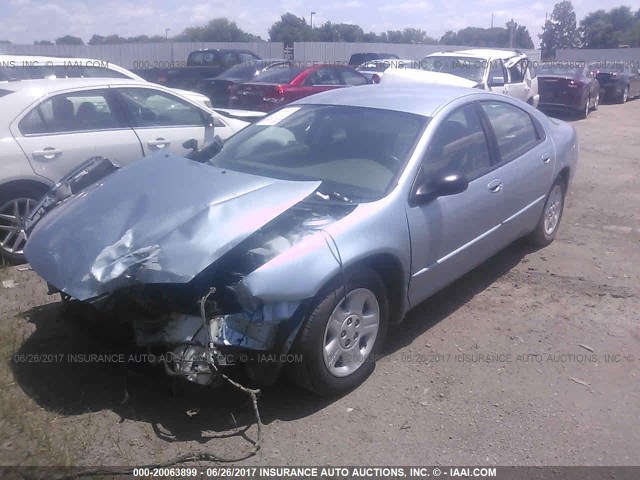 2B3AD46R94H708840 - 2004 DODGE INTREPID SE Light Blue photo 2