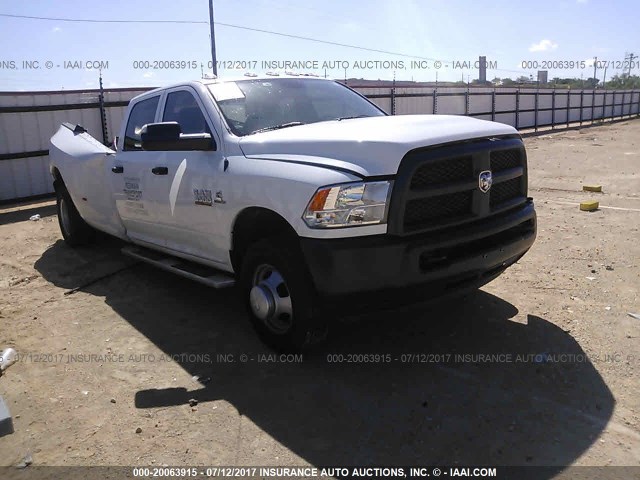 3C63RRGL7GG131026 - 2016 RAM 3500 ST WHITE photo 1